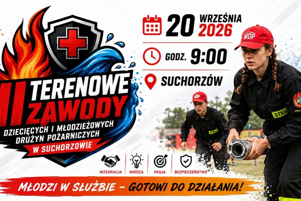 Sport, sprawność i współpraca. Suchorzów zaprasza na strażackie zawody młodzieży