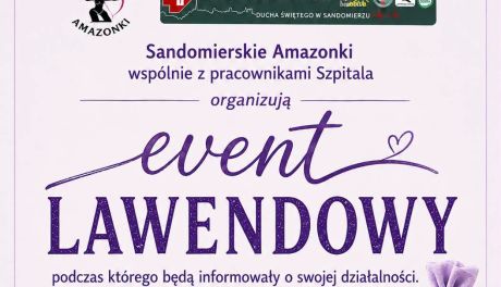 Lawendowe spotkanie Amazonek przy sandomierskim szpitalu