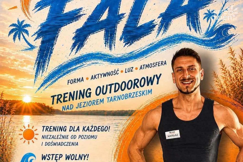 Sport i dobra energia nad Jeziorem Tarnobrzeskim. Piątkowe treningi czekają na uczestników