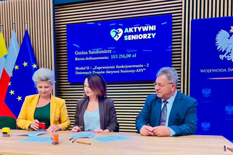 Ponad 153 tysiące złotych na działalność domów seniora w Sandomierzu
