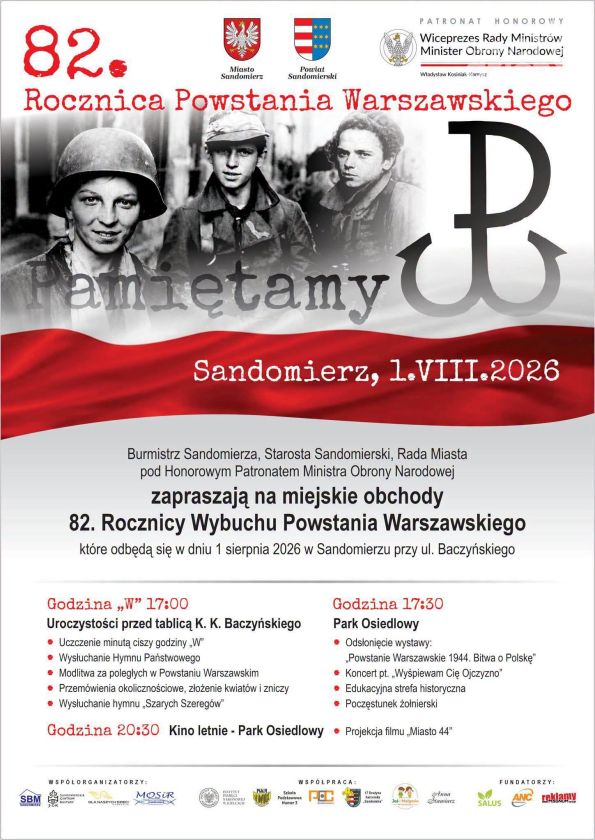 Sandomierz pamięta o Powstańcach Warszawskich. Obchody już 1 sierpnia