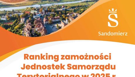 Sandomierz w krajowej czołówce najbogatszych miast powiatowych. Awans o 21 miejsc