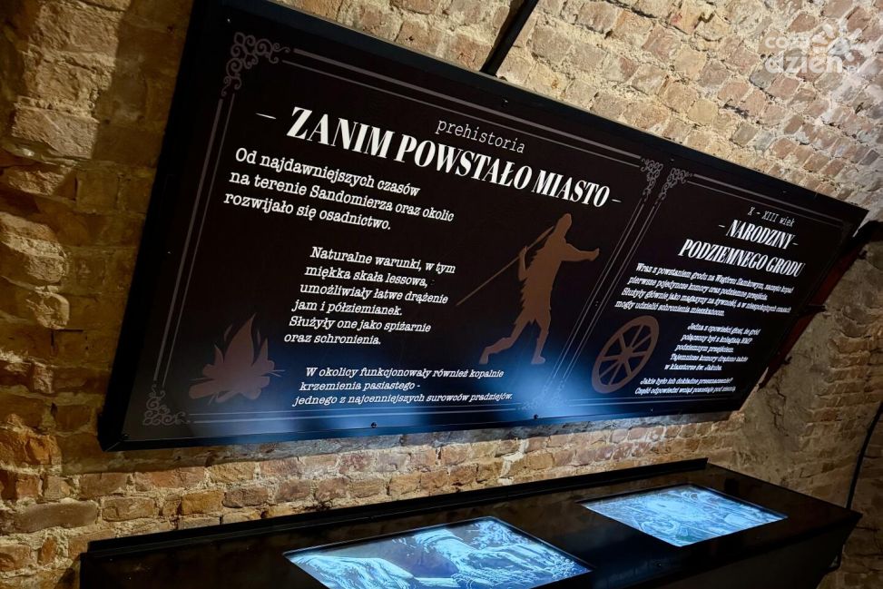 „Podziemny Sandomierz – miasto, które mogło zginąć”. Nowa komnata na trasie turystycznej