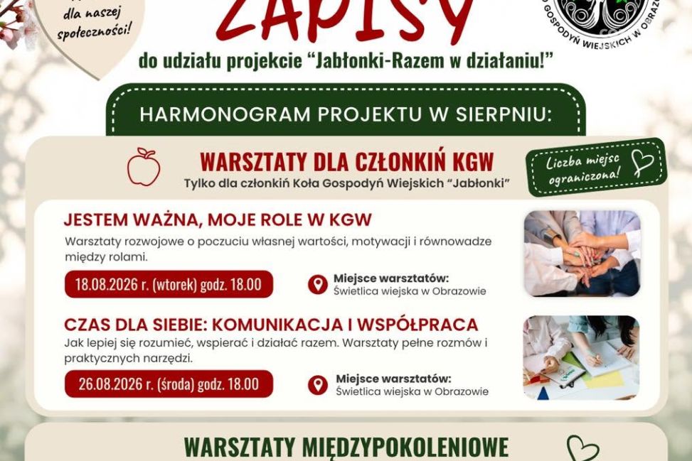 Zioła, wspólne gotowanie i integracja. Kulinarne warsztaty w Obrazowie