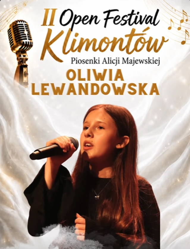 Oliwia Lewandowska z Nagrodą Publiczności Open Festival Klimontów