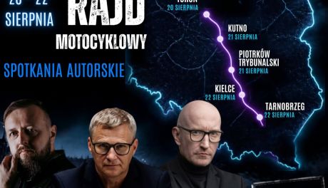 Wsiadają na motocykle, żeby pomóc. Autorzy kryminałów jadą dla Dawida z Tarnobrzega