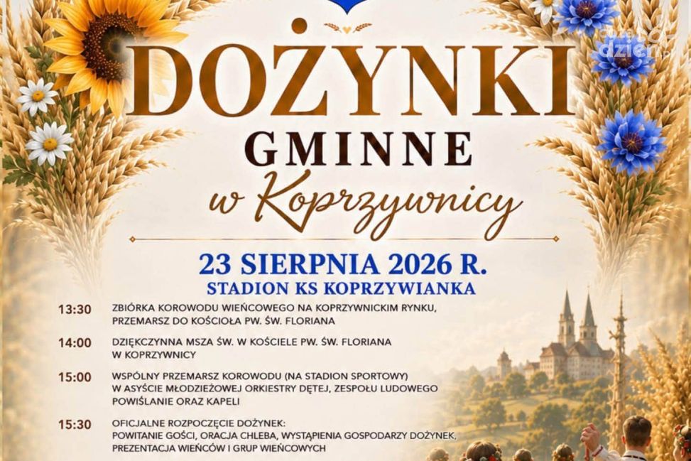 Dożynki Gminne w Koprzywnicy. Będzie tradycyjnie, muzycznie i tanecznie