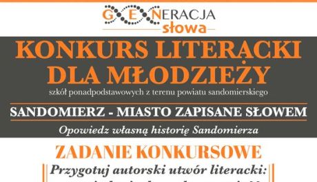 „Sandomierz – miasto zapisane słowem”. Konkurs literacki dla młodzieży