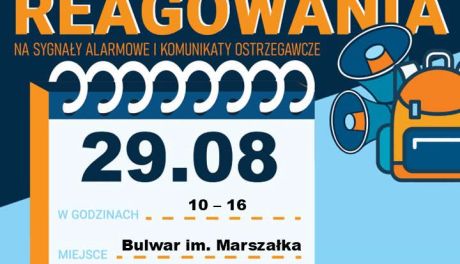 Jak reagować na alarm i przygotować się do ewakuacji? W Sandomierzu odbędzie się Krajowy Trening Reagowania