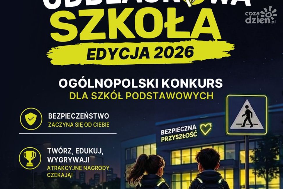 „Odblaskowa Szkoła” 2026. Policja zachęca do wspólnej walki o bezpieczeństwo dzieci
