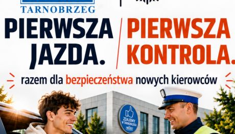 Pierwsza jazda, pierwsza kontrola. Policja i WORD uczą kierowców bezpieczeństwa
