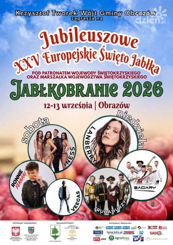 25. Jabłkobranie w Obrazowie. Dwa dni sportu, muzyki i dożynkowej tradycji