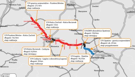S74 Łagów–Opatów z pozwoleniem na budowę. Prace mają ruszyć w październiku