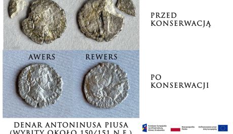 Monety rzymskie wróciły z konserwacji. Można je ponownie oglądać w Muzeum Zamkowym