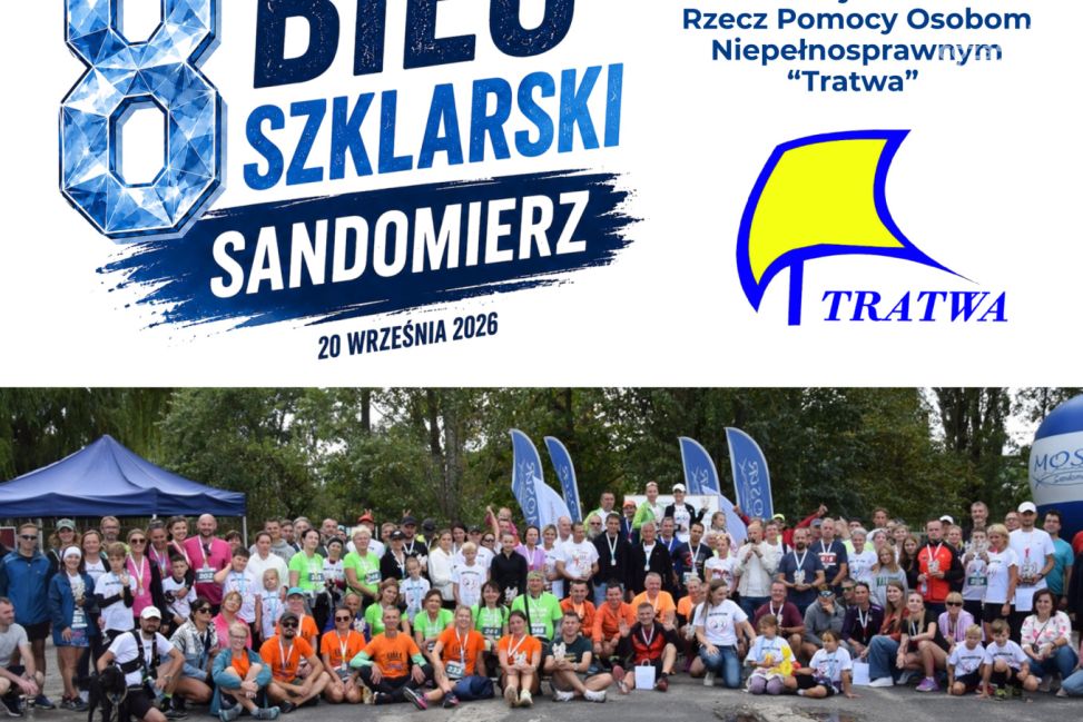 8. Bieg Szklarski w Sandomierzu. Sportowa rywalizacja i pomoc potrzebującym