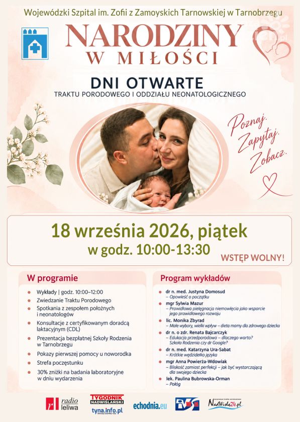 „Narodziny w miłości”. Dni Otwarte Traktu Porodowego i Oddziału Neonatologicznego w Tarnobrzegu