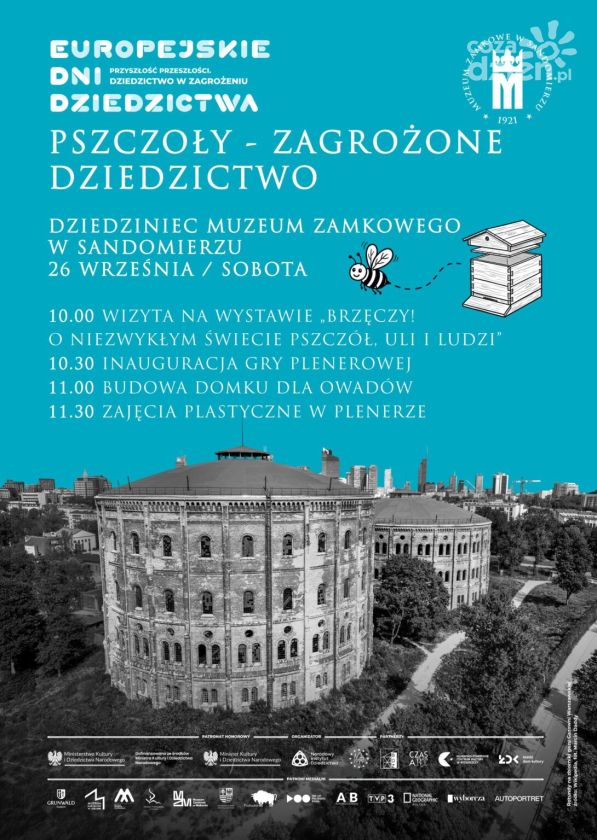 Europejskie Dni Dziedzictwa na Zamku w Sandomierzu. W programie pszczoły i zajęcia plenerowe