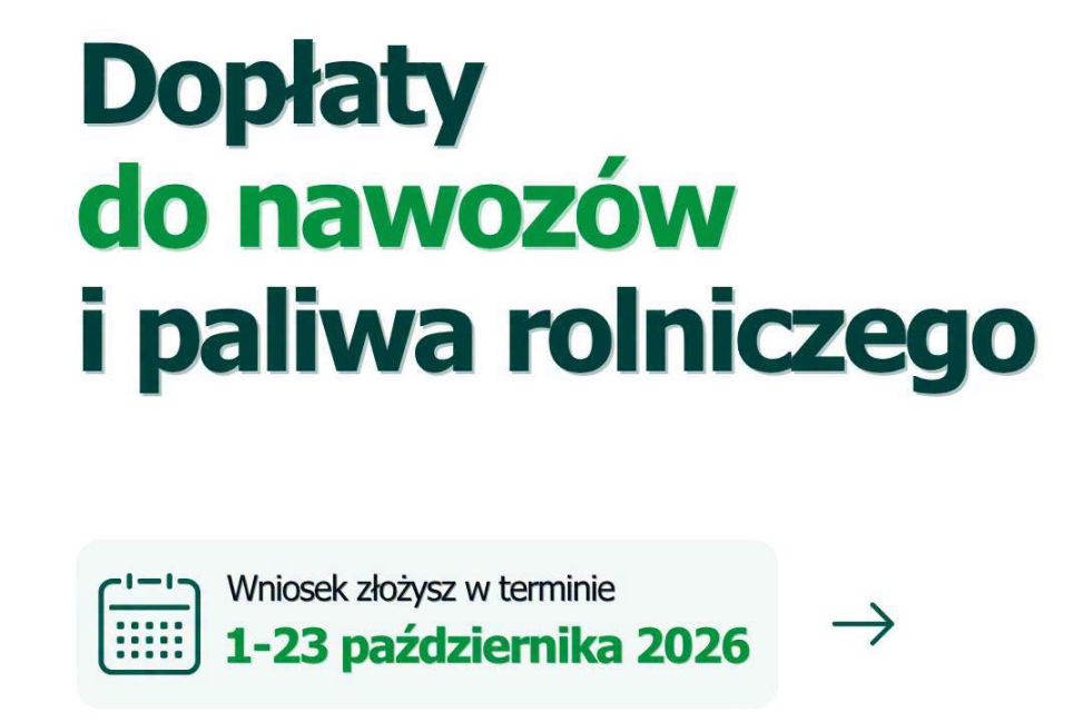 Ostatnie dni na wnioski o dopłaty do nawozów i paliwa. Nabór kończy się 23 października