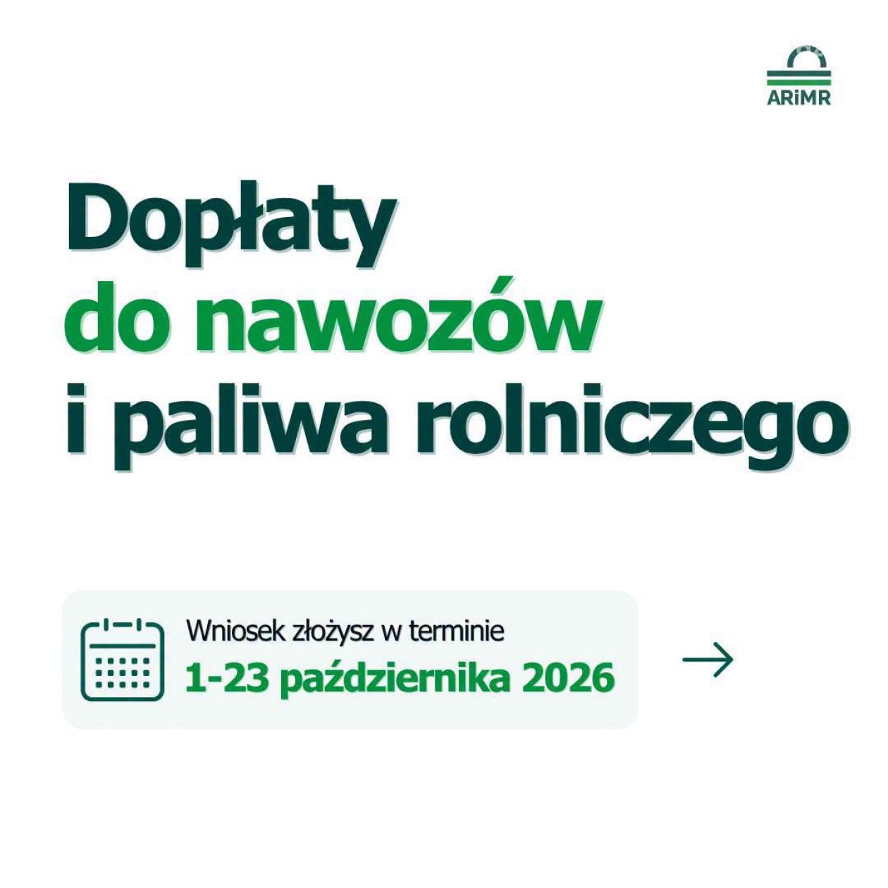 Ostatnie dni na wnioski o dopłaty do nawozów i paliwa. Nabór kończy się 23 października