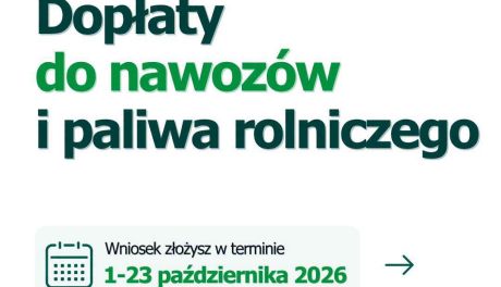 Ostatnie dni na wnioski o dopłaty do nawozów i paliwa. Nabór kończy się 23 października