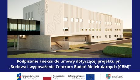 Prawie 141 milionów złotych z UE na Centrum Badań Molekularnych w Kielcach