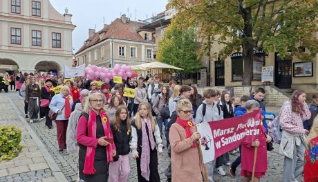 XIII Marsz Pier[W]si w Sandomierzu. Amazonki przypominały o profilaktyce raka piersi