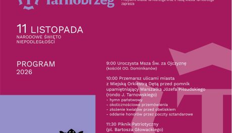 Tarnobrzeg uczci Narodowe Święto Niepodległości